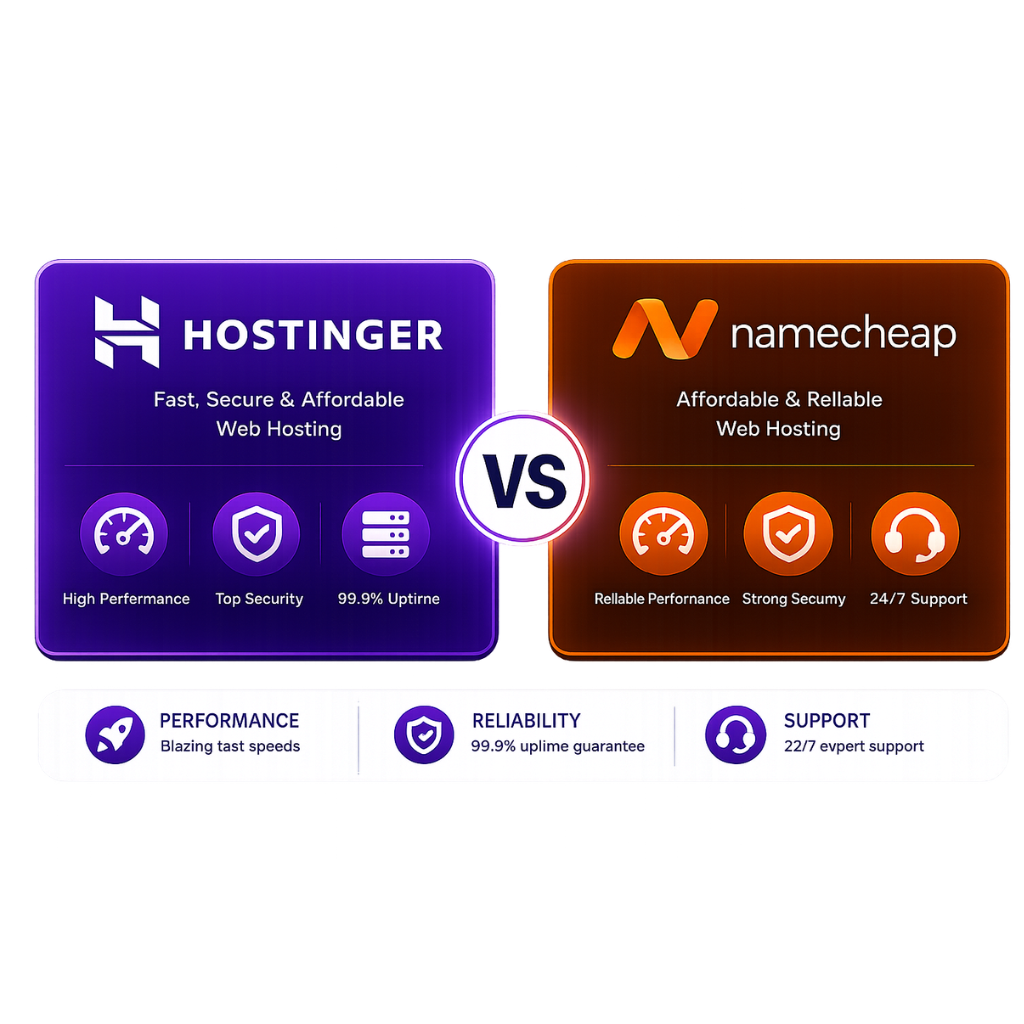 Hostinger vs Namecheap