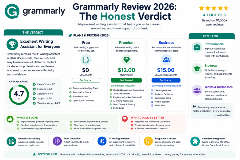 Grammarly Review 2026