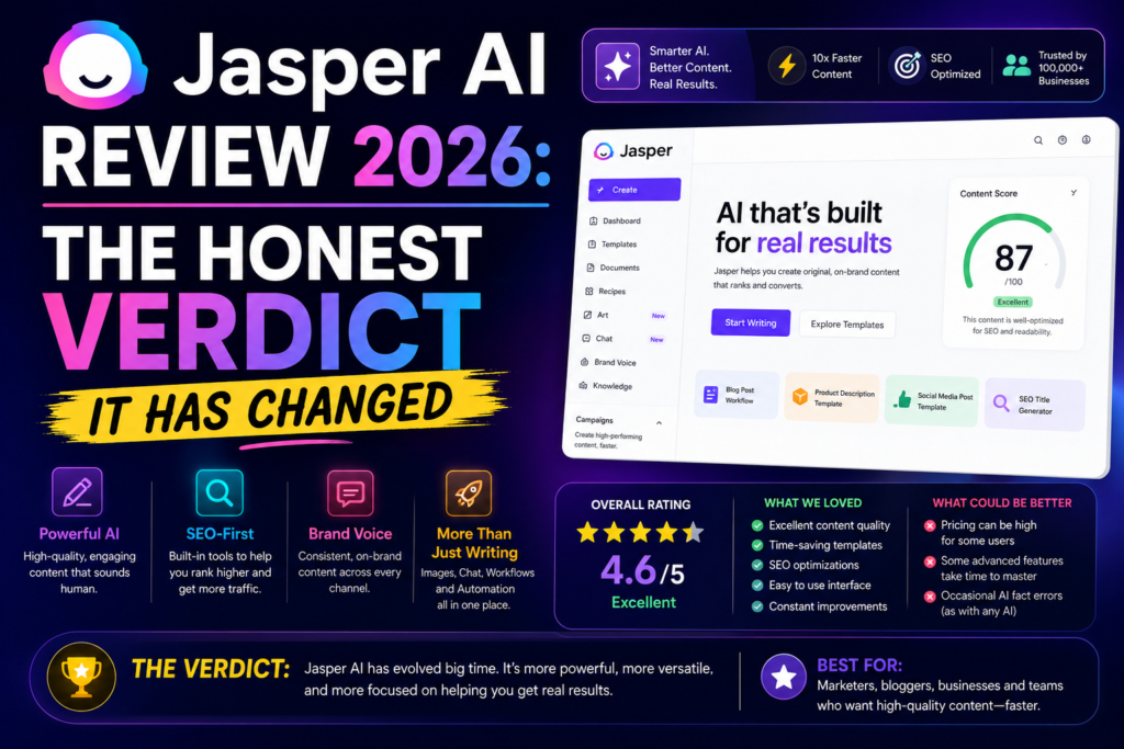 Jasper AI review 2026