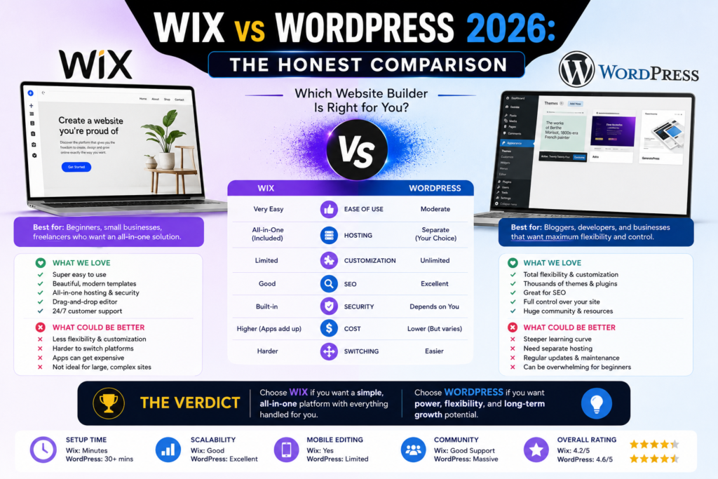 wix vs wordpress