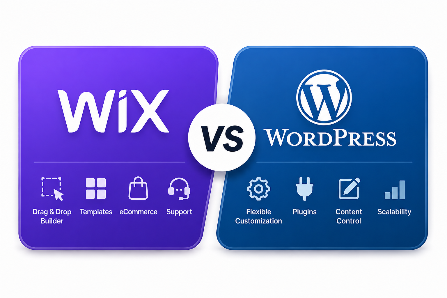 Wix vs WordPress comparison