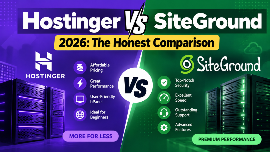 Hostinger vs SiteGround 2026